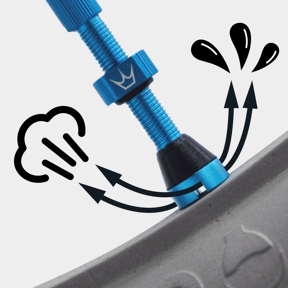 Peaty´s Chris King MK 2 Tubeless Valves - Slate - Image 2